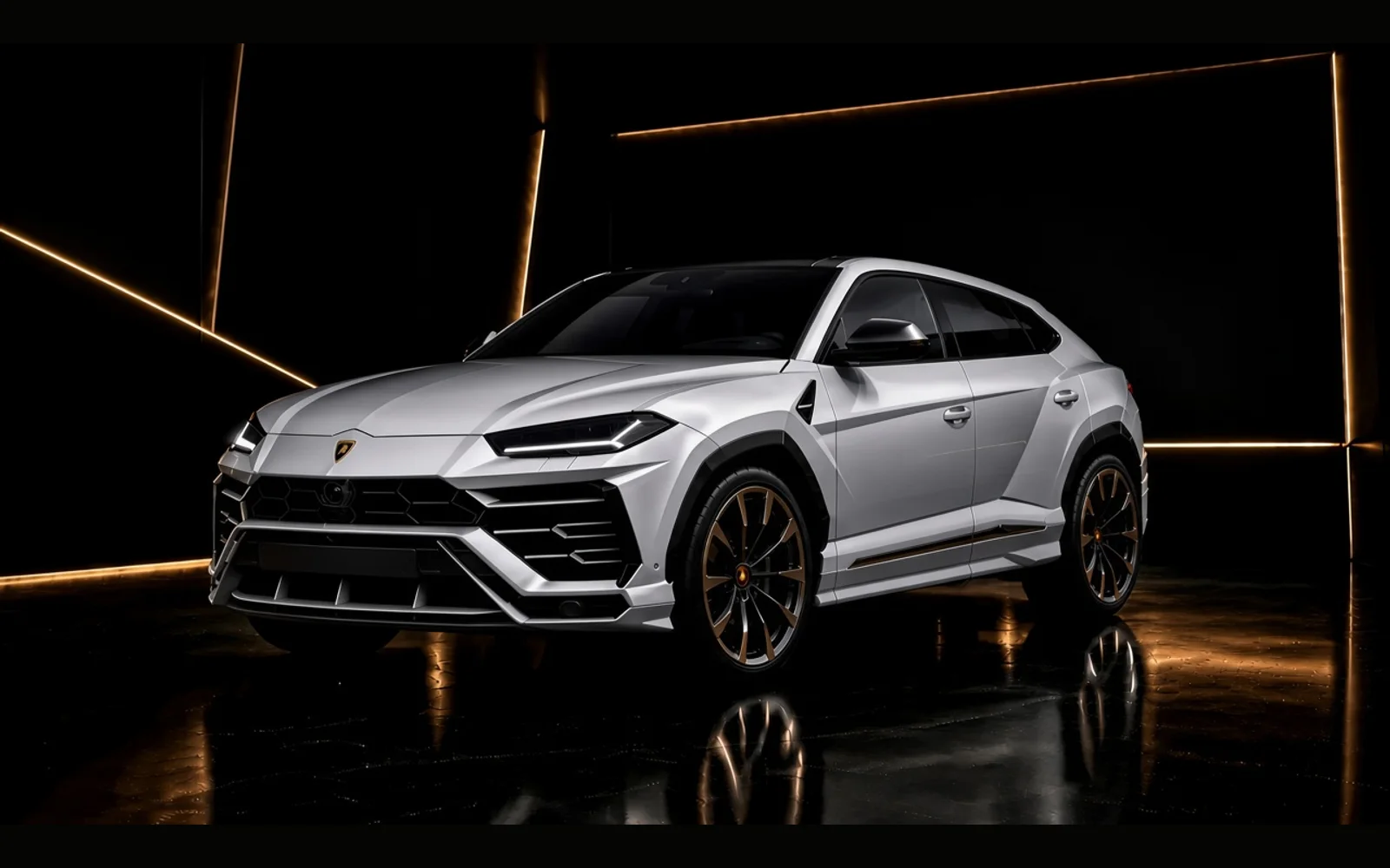 Lamborghini Urus Silver for rent in Dubai
