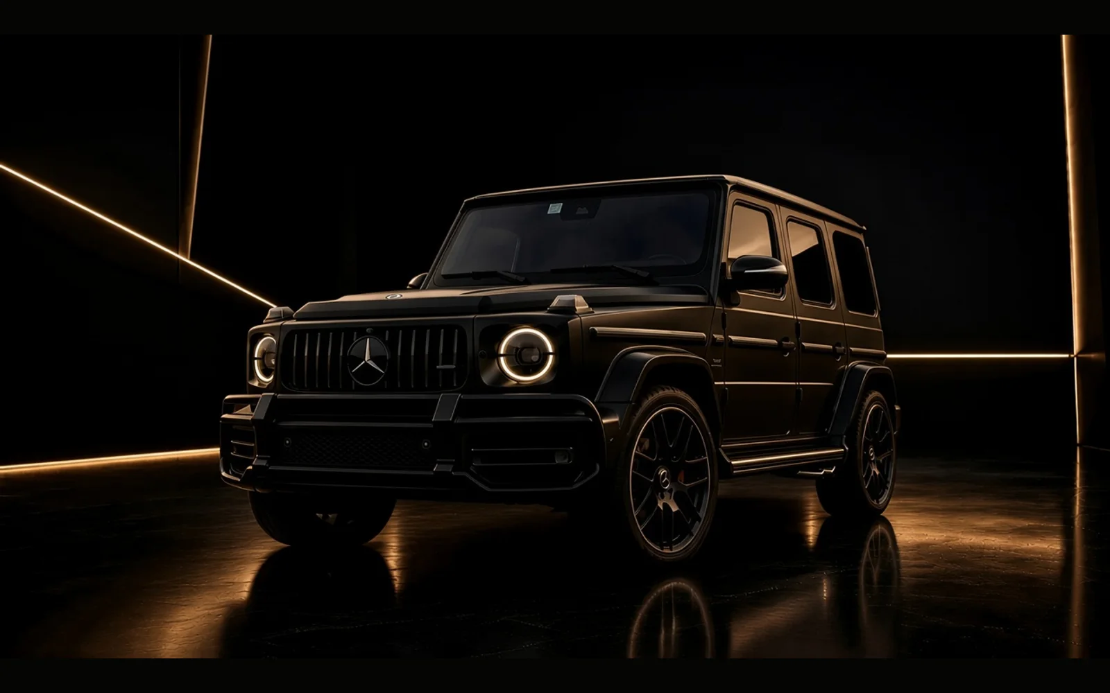 Mercedes-Benz G63 AMG Black / Matte for rent in Dubai