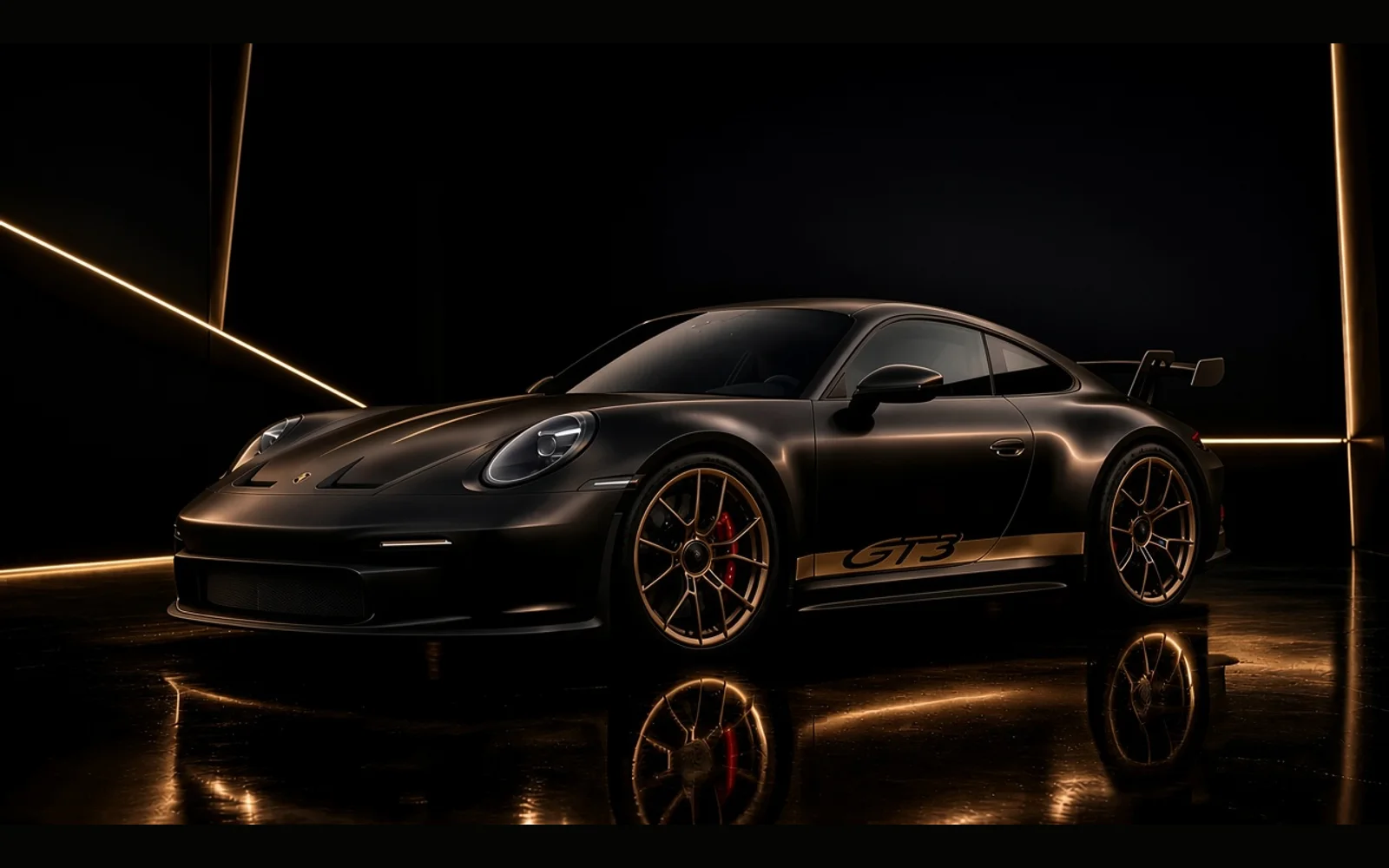 Porsche 911 GT3 Black / Matte for rent in Dubai