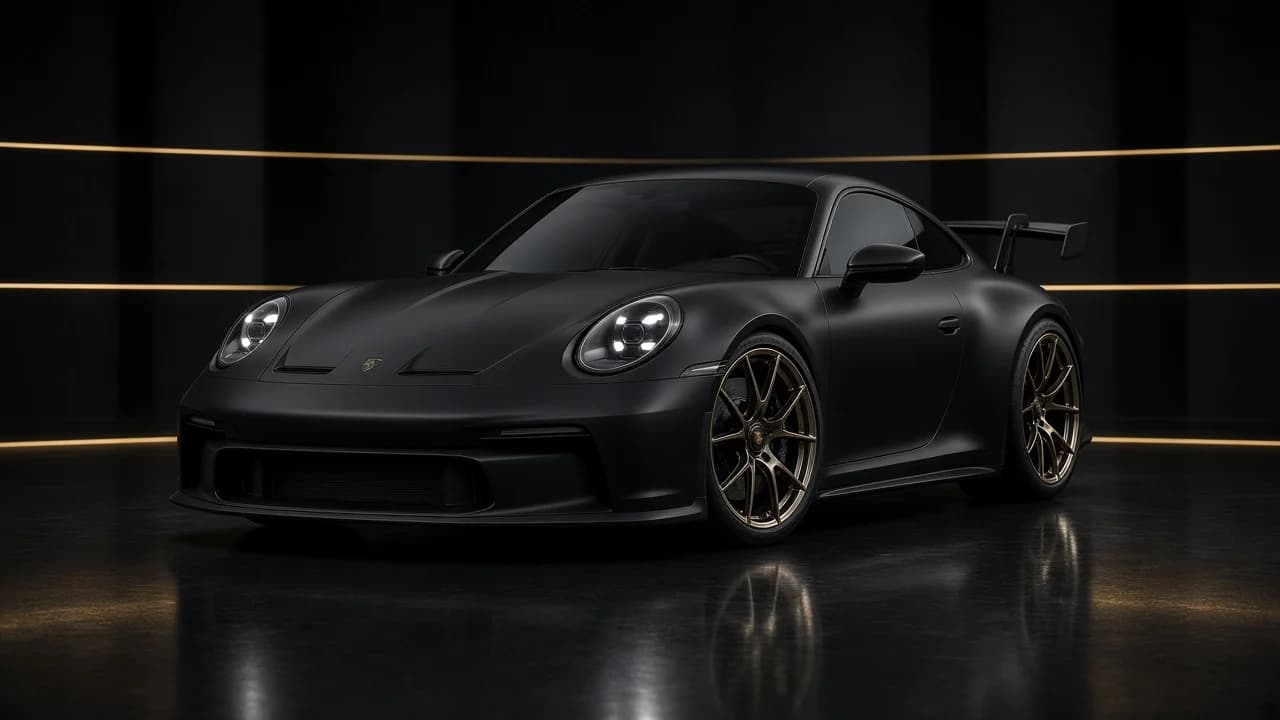 Porsche 911 GT3 Black / Matte for rent in Dubai